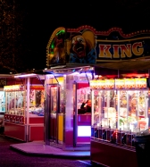 At the funfair in Grenoble, France