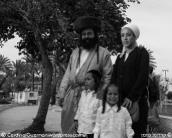 I met this lovely Jewish family in Jerusalem.