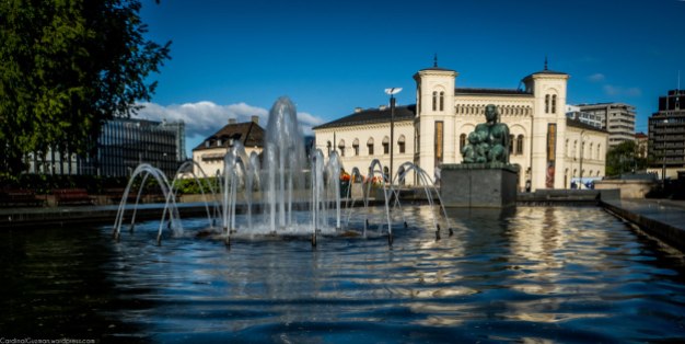 Fountain & the Nobel Peace Center.