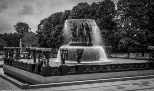 Fountain at Vigelandsparken (The Frogner Park)