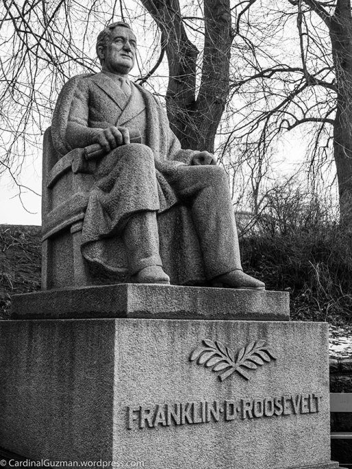March: Statue of Franklin D Roosevelt