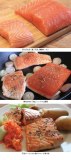 Wild versus farmed salmon / some of my salmon dishes. Photo and text by Romi Ichikawa