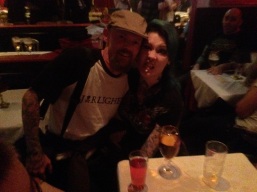 Tattoo convention after-party in Belfast. Here with the totally awesome Olivia Moonchild.