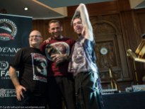 Mark Bester (the guy in the middle) won "best crazy tattoo".