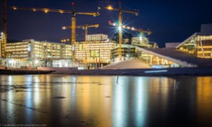 Oslo Opera by night. January 2017.